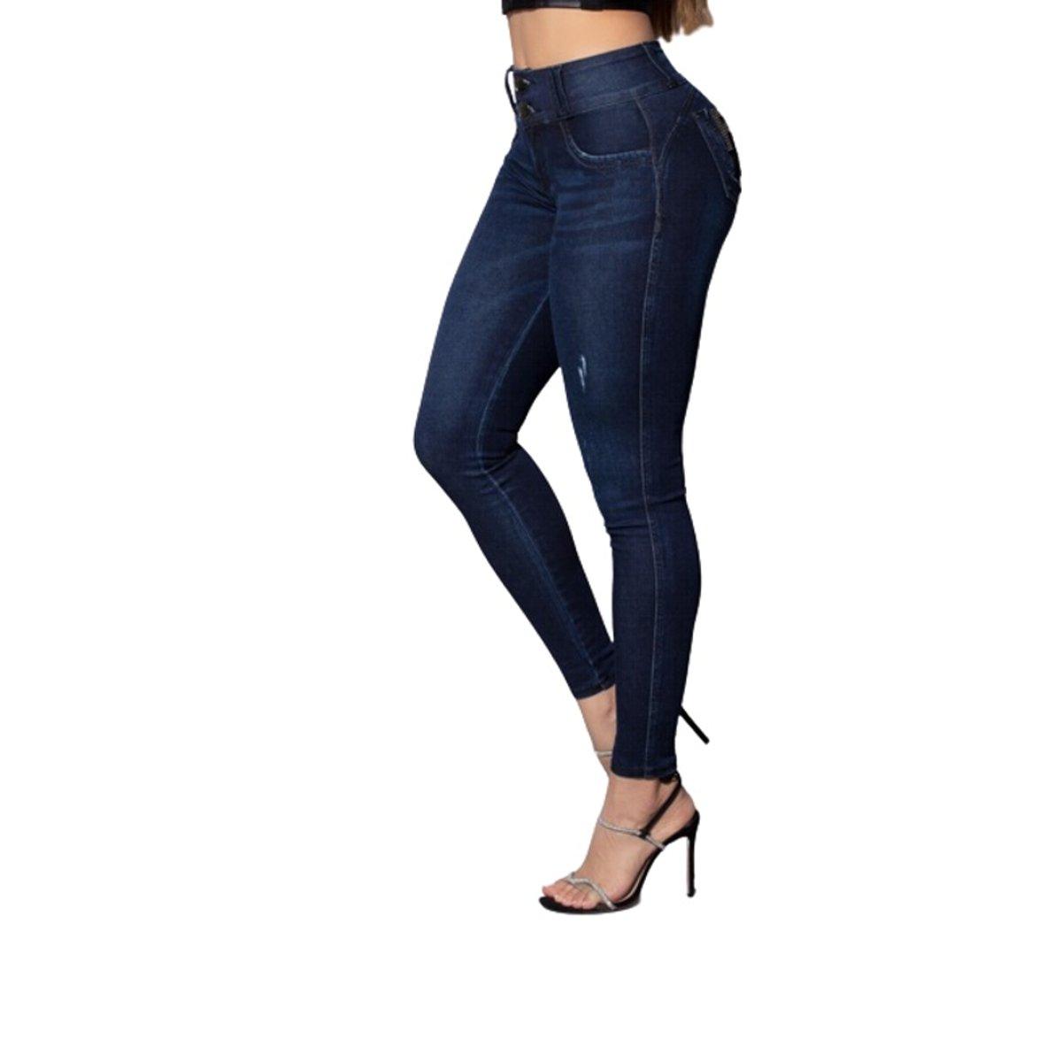 Calça Feminina Jeans lycra Bojo Removível BumBum Original - grupobolder