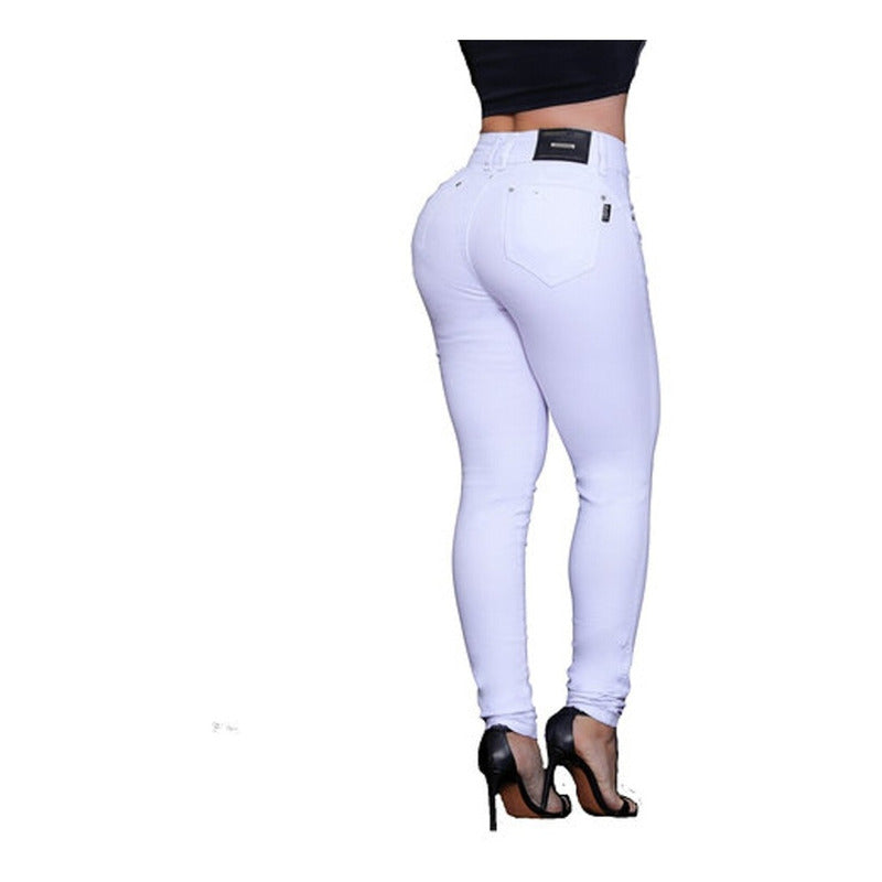 Calça brim sales feminina branca