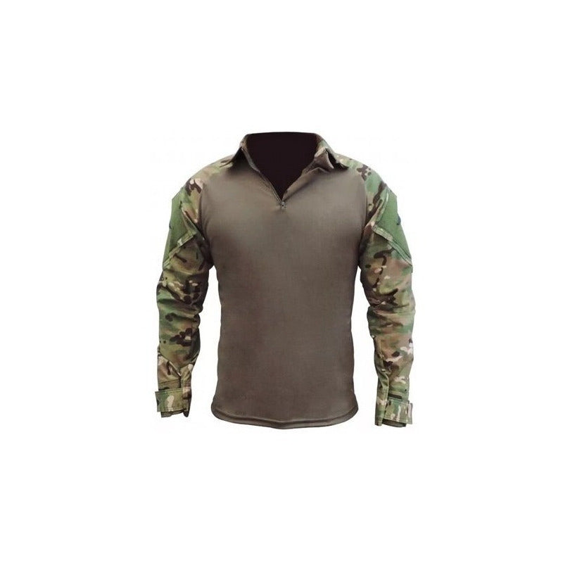 Combo 2 Combat T-shirt Paintball Militar Segurança Multicam - grupobolder