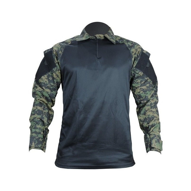 Camisa Combat Exercito Camuflada Motoqueiro Ciclista - grupobolder