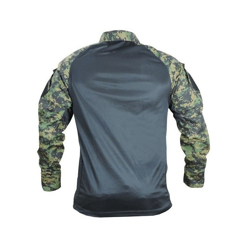 Camisa Combat Exercito Camuflada Motoqueiro Ciclista - grupobolder