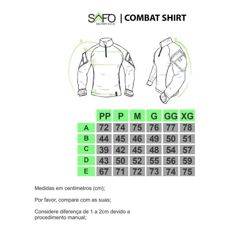 Camisa Combat Shirt Rip Stop Reforçada Airsoft Operacional - grupobolder