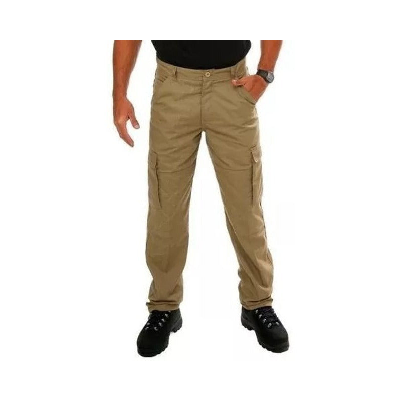 Kit 2 Calças Cargo Masculina Tática Cia Militar Em Rip Stop - grupobolder