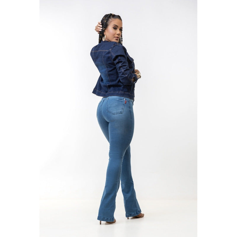 Jaqueta Jeans Resistene Lycra Bojo Bumbum Original - grupobolder