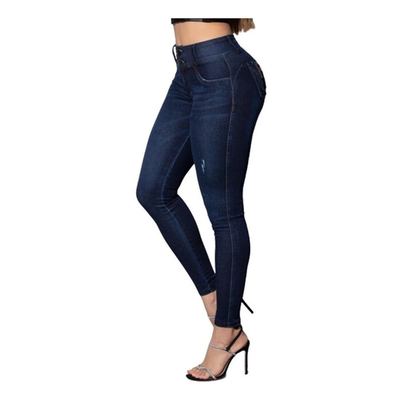 Calça Jeans Lycra Cigarrete Lycra Bojo Estilo Bull - grupobolder