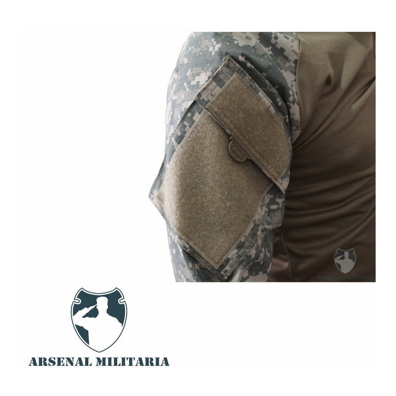 Combat Shirt Camisa Tática Militar Camuflada Airsoft Farda - grupobolder