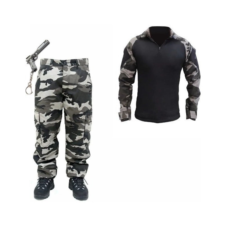 Farda Combat Air Soft Motocross Paint Ball Calça Rip Stop - grupobolder