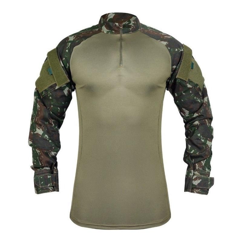 Camisa Combat Shirt Rip Stop Reforçada Airsoft Operacional - grupobolder