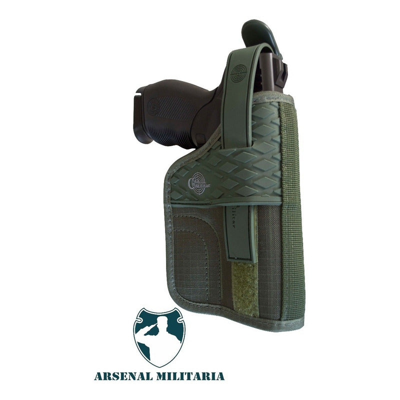 Coldre Modular Verde Cia Militar Airsoft Pistola P/ Colete - grupobolder