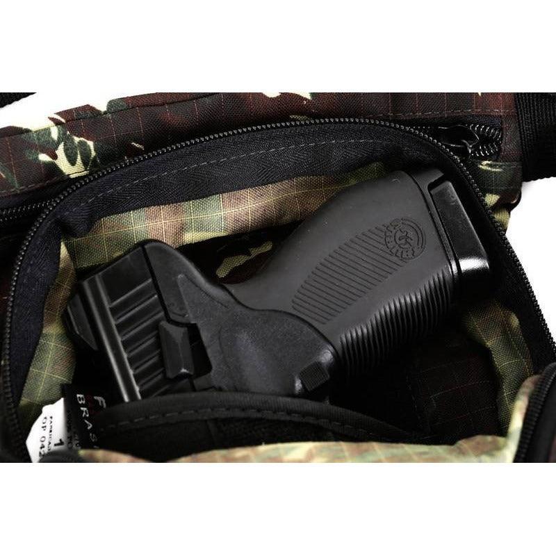 Pochete Tática De Perna Com Coldre Militar Airsoft Ar229 - grupobolder