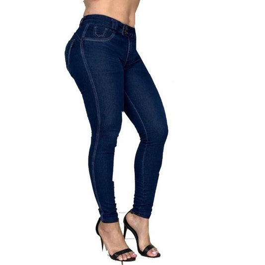 Calça Feminina Skinny Jeans C/lycra Original Bojo Removível - grupobolder