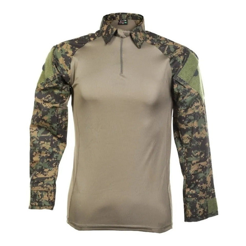 Combo 2 Combat T-shirt Paintball Militar Segurança Multicam - grupobolder