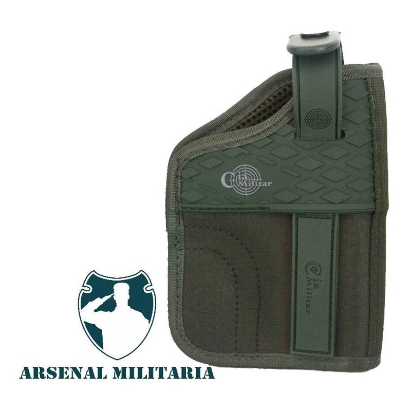 Coldre Modular Verde Cia Militar Airsoft Pistola P/ Colete - grupobolder