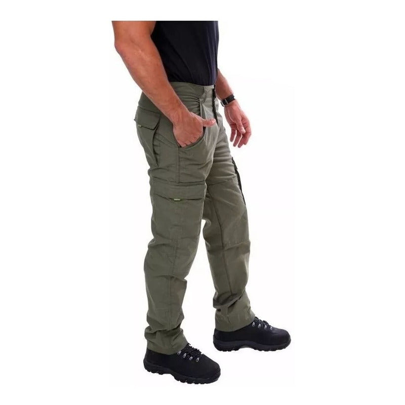 Kit 2 Calças Cargo Masculina Tática Cia Militar Em Rip Stop - grupobolder