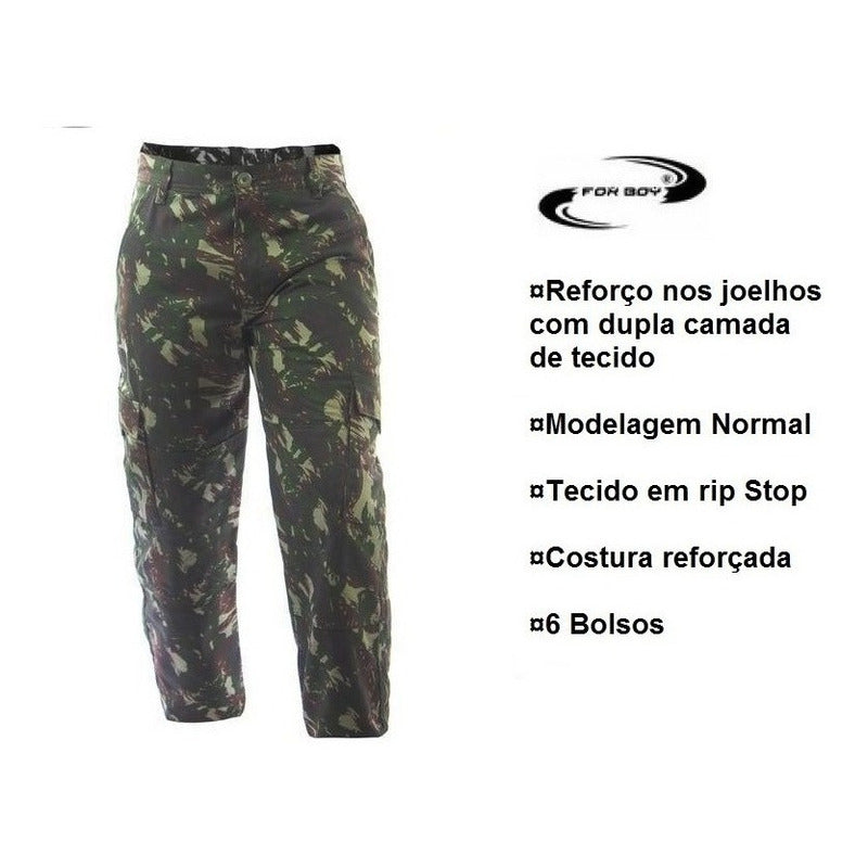 Calça Choque Black Cargo Reforçado Camuflado Urbano Airsoft - grupobolder