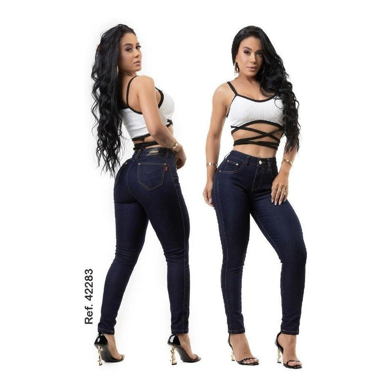 Calça Feminina Skinny Jeans C/lycra Bojo Bum Bum Orginal - grupobolder