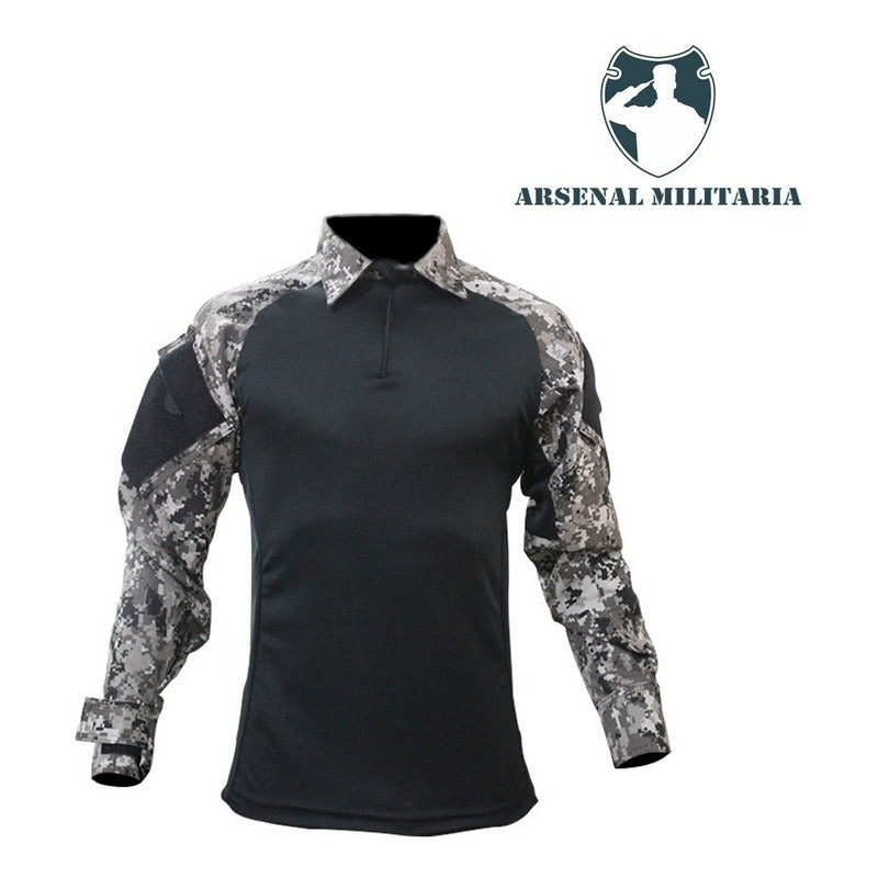 Combo 2 Combat T-shirt Paintball Militar Segurança Multicam - grupobolder