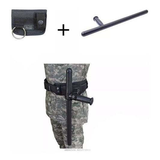 Kit Segurança Porta Tonfa + Cassetete Vigilante Militar - grupobolder