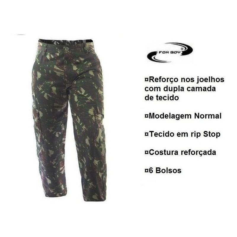 Calça Reforçada Tática Cargo Ripstop 6bolsos Airsoft Ar2505 - grupobolder